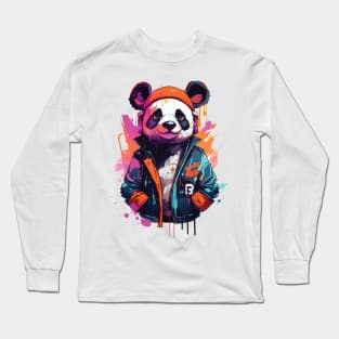 Streetwise Panda Long Sleeve T-Shirt